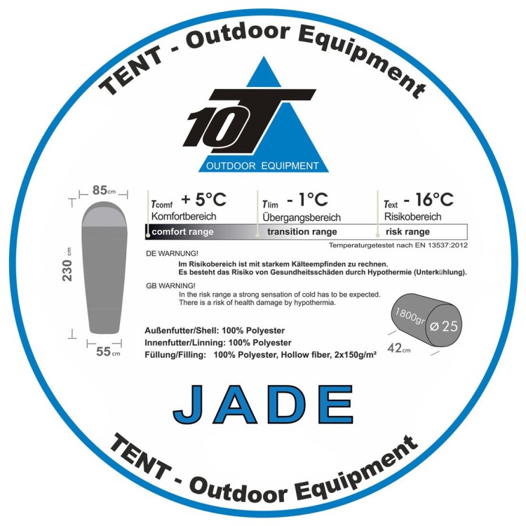 Vreća za spavanje T10 JADE -16° C