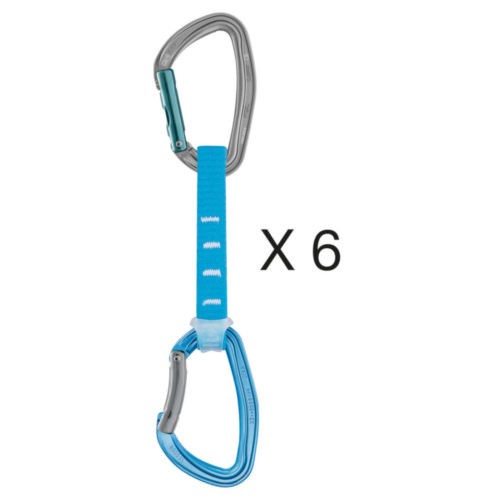 Karabinerski komplet Petzl DJINN AXESS 6 12cm