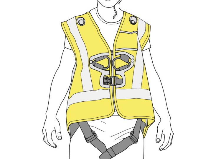 Pojas Petzl NEWTON HI-VIZ