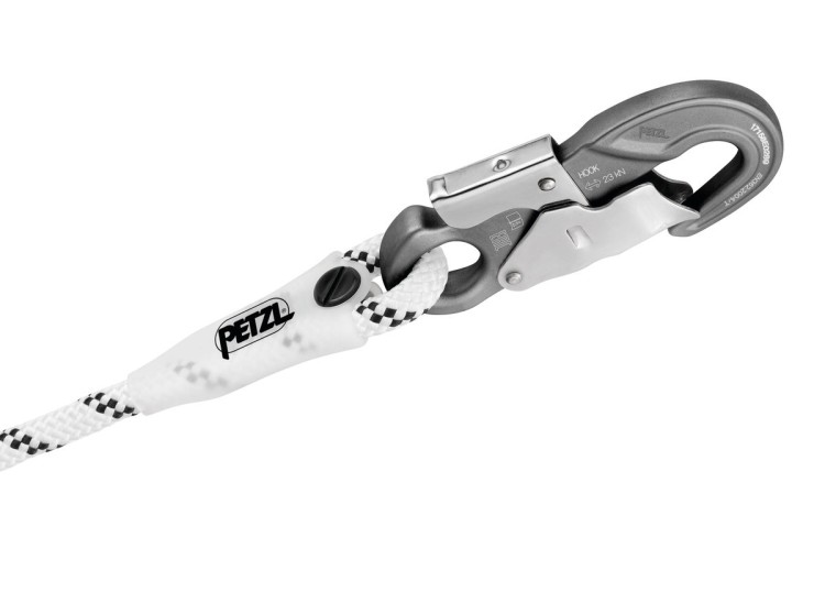 Podesivo sigurnosno uže Petzl GRILLON HOOK 4m EUROPEAN VERSION