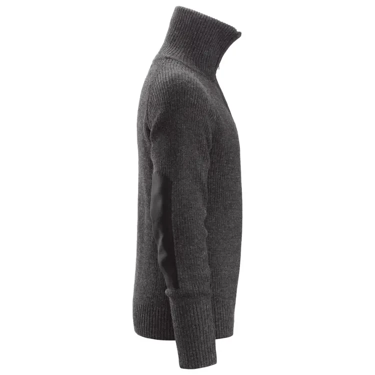 Džemper Snickers AllroundWork ½-Zip Wool Sweater