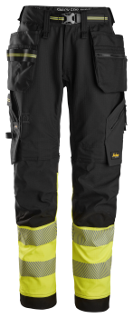 High-Vis Class 1, Stretch Work Trousers Holster Pockets